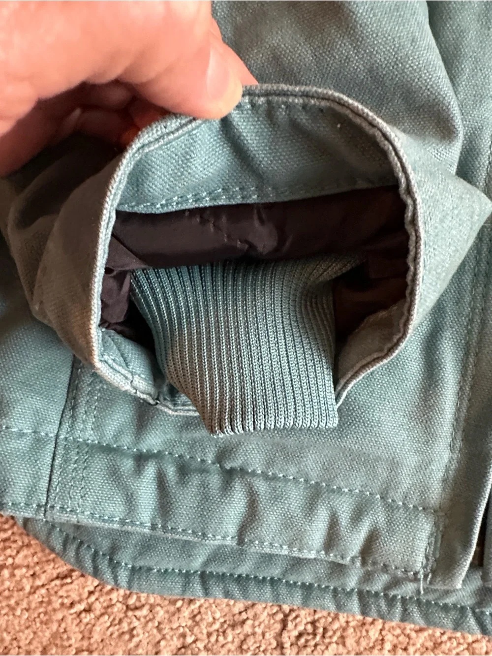 Berne Sherpa-Lined Softstone Duck Hooded Jacket